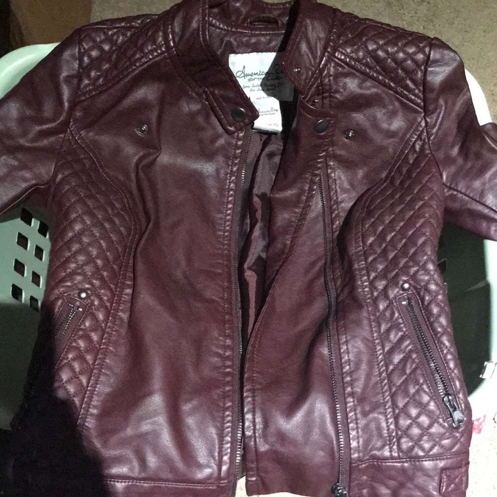 Leather jacket